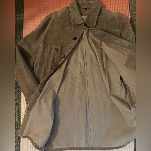 Vintage Liz Claiborne Suede and Leather Jacket Size Medium - Picture 2 of 3